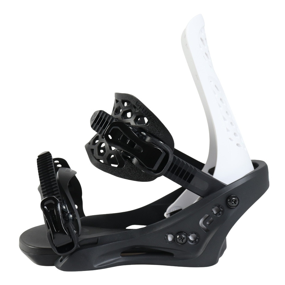 フラックス（FLUX）（メンズ、レディース）スノーボードビンディング 23-24モデル PR BLACK WHITE Mサイズ FPR02 M