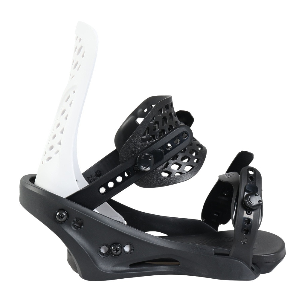 フラックス（FLUX）（メンズ、レディース）スノーボードビンディング 23-24モデル PR BLACK WHITE Mサイズ FPR02 M