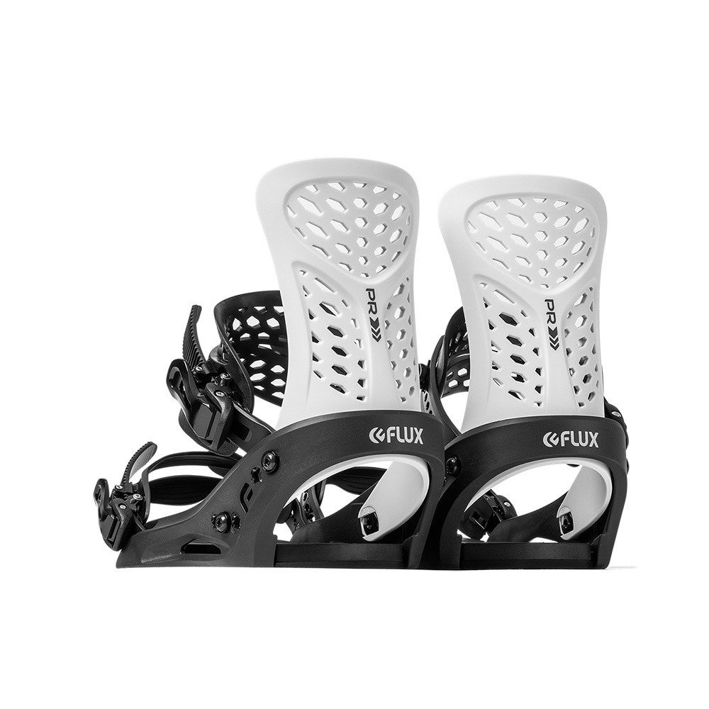 フラックス（FLUX）（メンズ、レディース）スノーボードビンディング 23-24モデル PR BLACK WHITE Sサイズ FPR02 S
