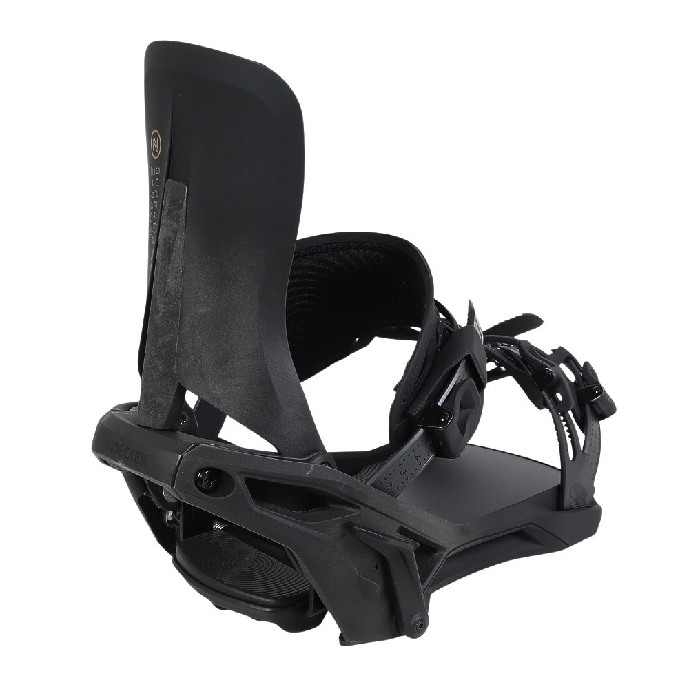 SUPERMATIC スノーボードビンディング ブラック NIDECKER（ナイデッカー） 【 NIDECKER SUPERMATIC 】 Black size M・L