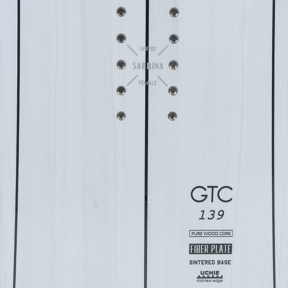 サブリナ（レディース）スノーボード板 GTC ジーティ―シー 22-23 63122007 ローキャンバー グラトリボード