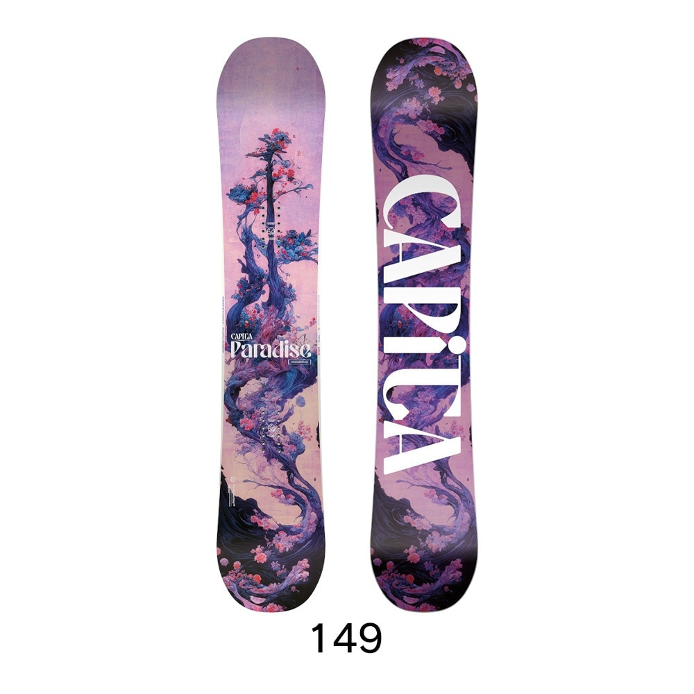 キャピタ（CAPITA）（レディース）24-25モデル スノーボード板 25 PARADISE 1241112