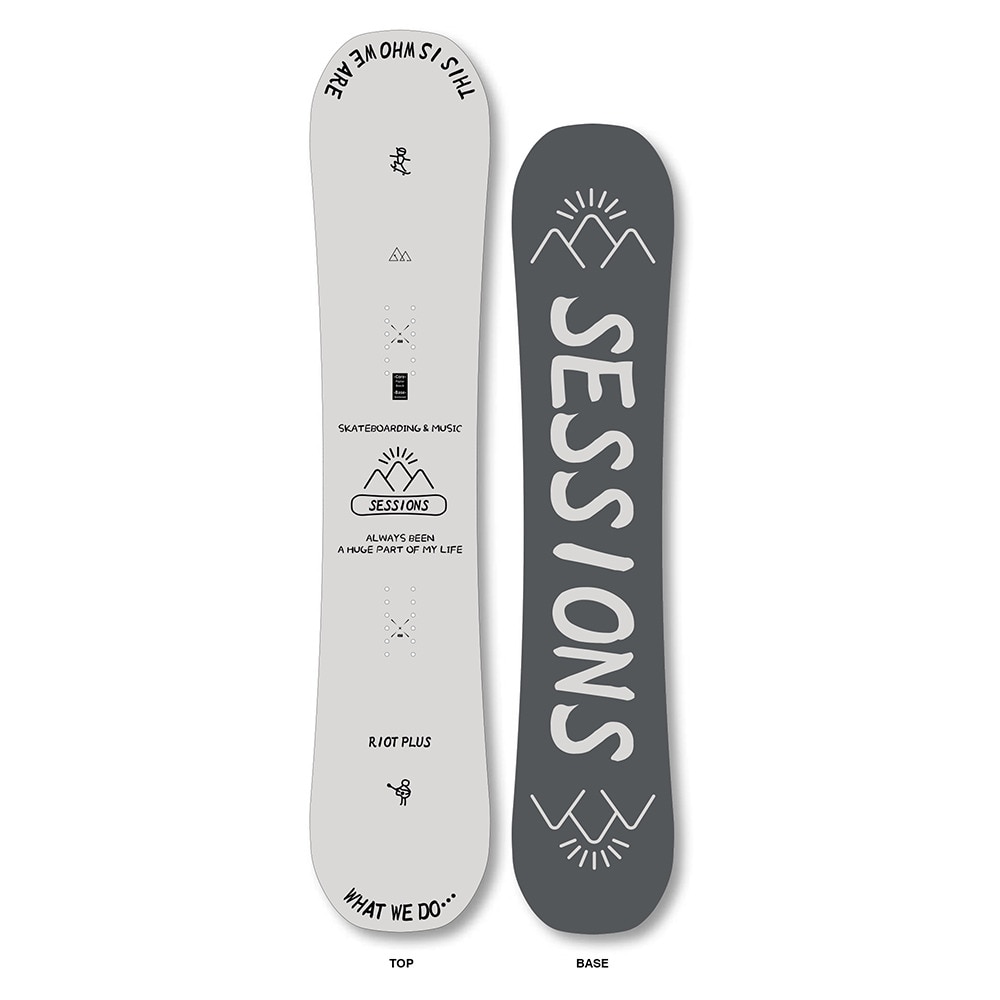 SESSIONS�X�m�[�{�[�h�� 26 RIOT PLUS 25100297 WHT�P�R�W10�X�m�[�{�[�h