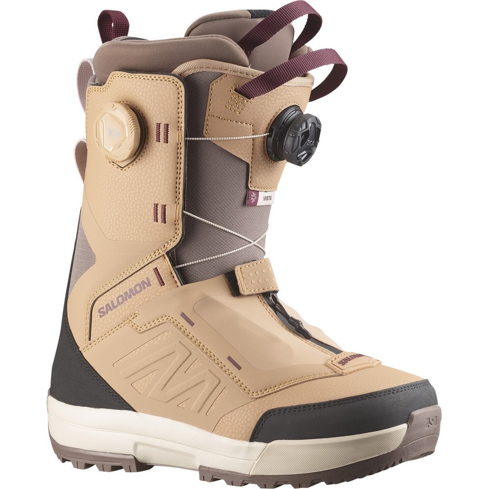 サロモン（SALOMON）（レディース）スノーボードブーツ VISTA DUAL BOA 26 477850 VISTA DB TAN