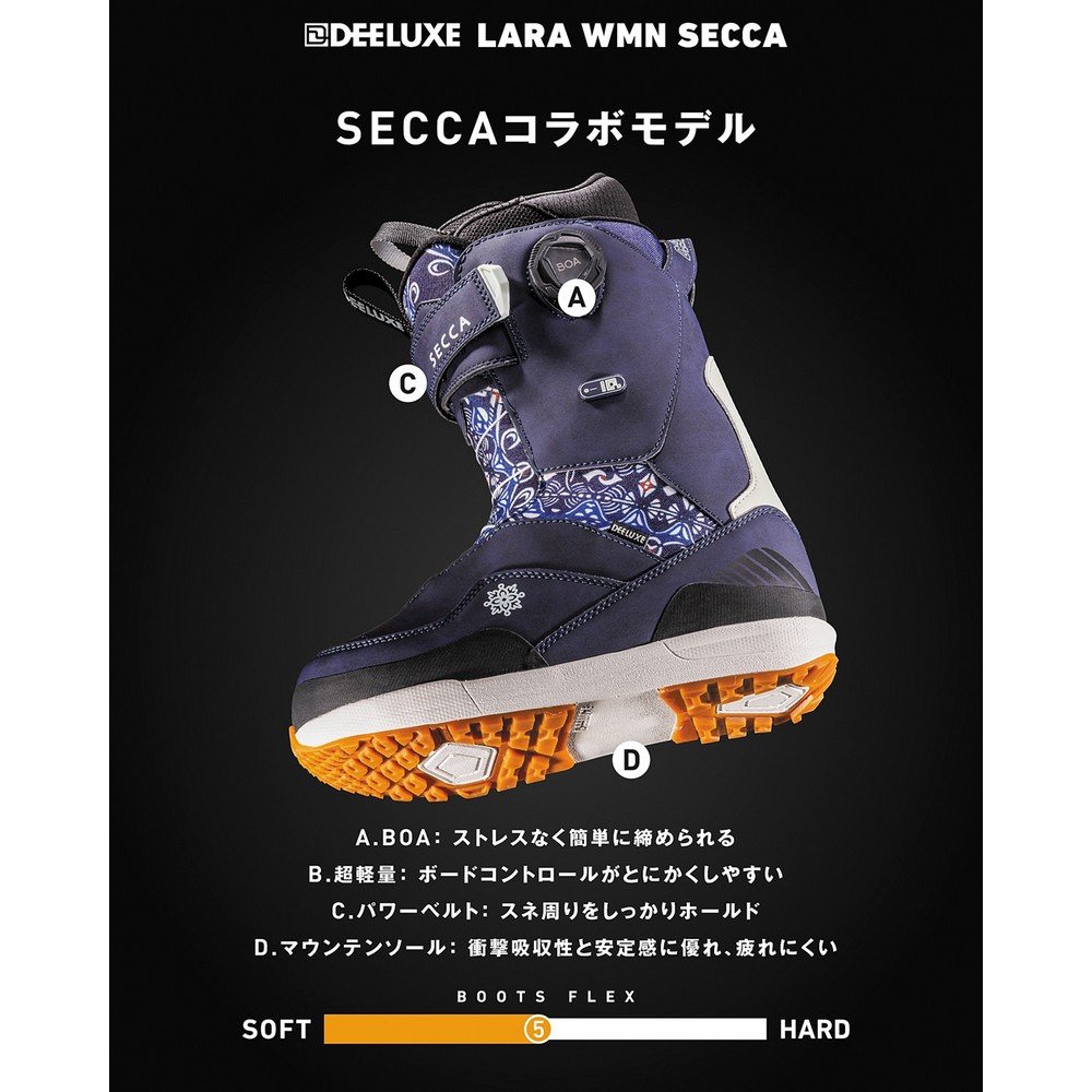 ディーラックス（DEELUXE）（レディース）スノーボードブーツ 27 LARA