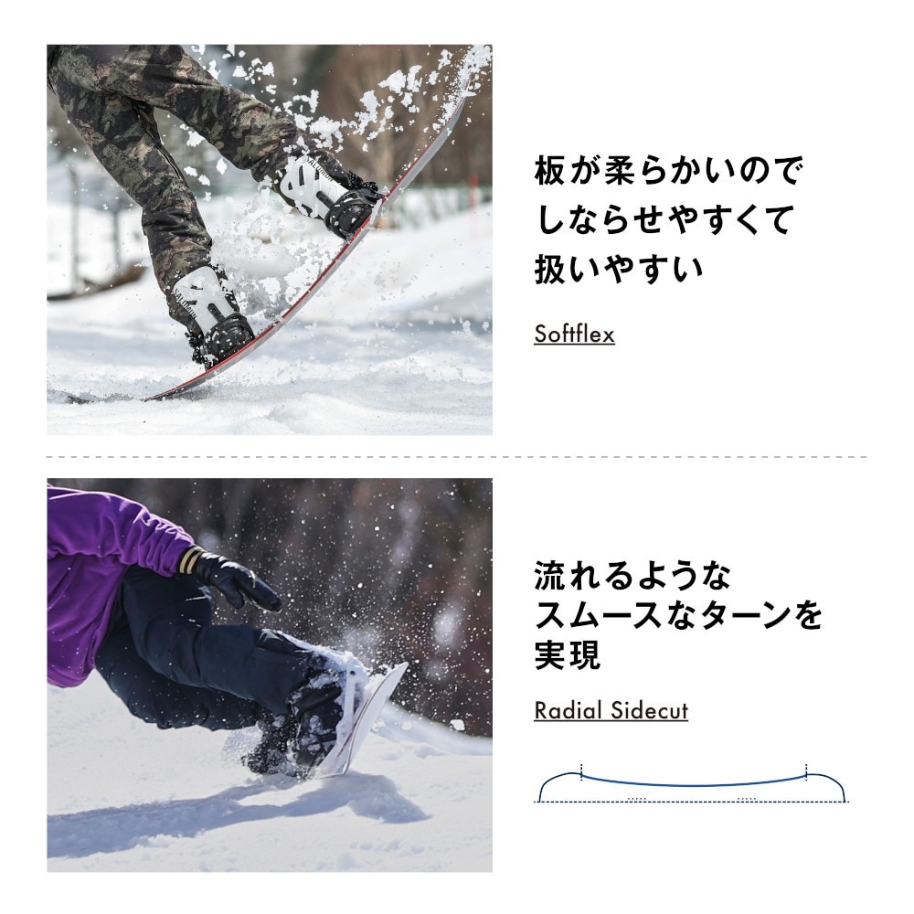 サロモン（SALOMON）（キッズ）ジュニア 子供用 スノーボード 板 23-24 GRACE グレース 473610