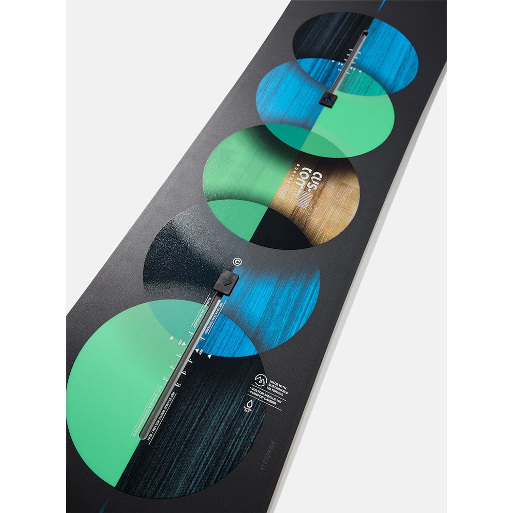 バートン（BURTON）（キッズ）24-25モデル ジュニア スノーボード板 Custom スモールズ キャンバー 20195106000