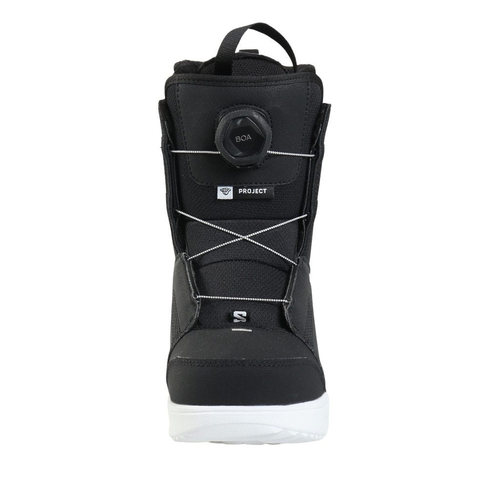 サロモン（SALOMON）（キッズ）ジュニア スノーボードブーツ ダイヤル式 PROJECT BOA BLK L41681700