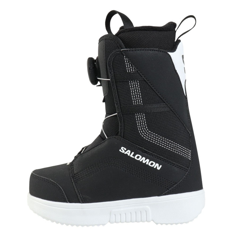 サロモン（SALOMON）（キッズ）ジュニア スノーボードブーツ ダイヤル式 PROJECT BOA BLK L41681700