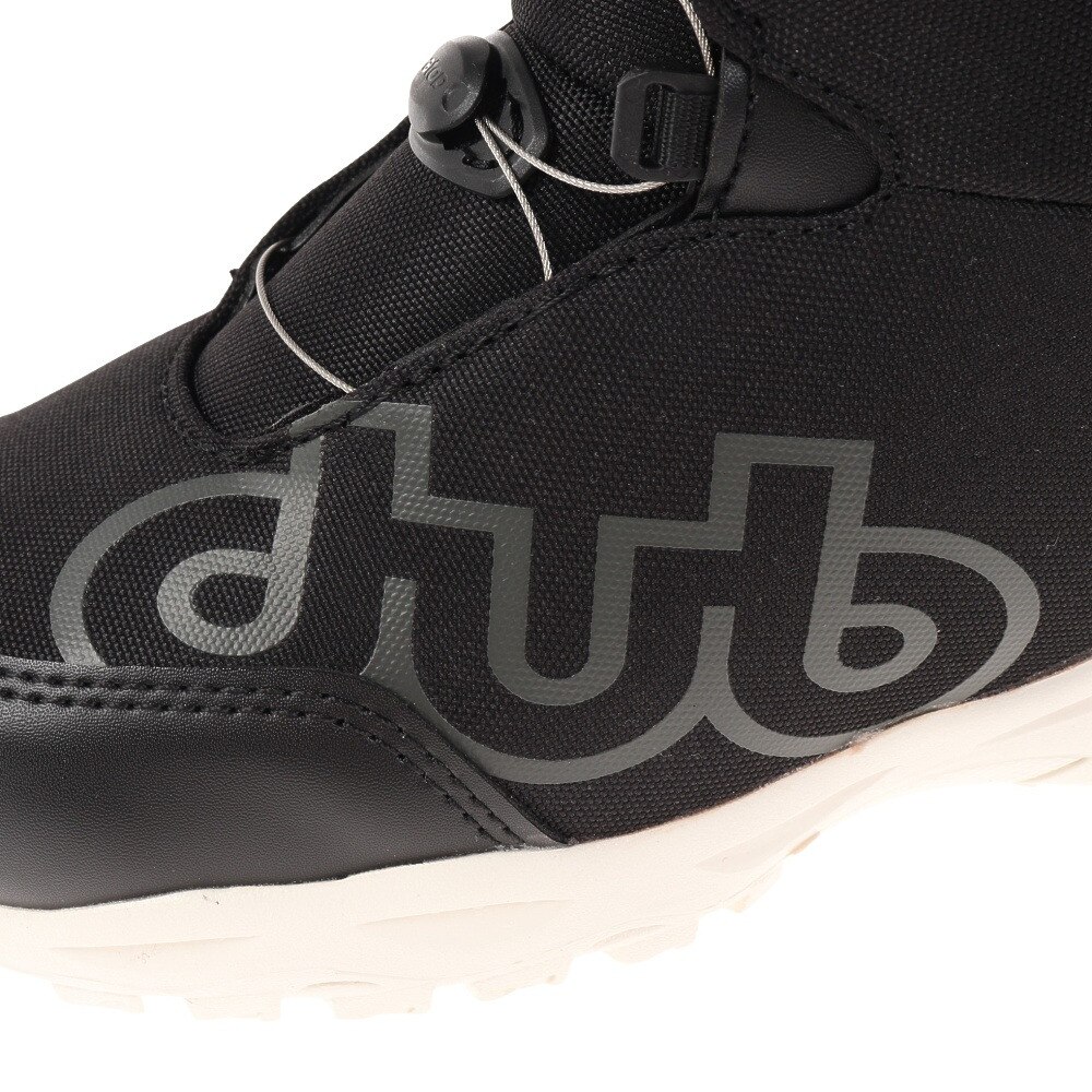 dub（キッズ）ジュニア 子供 スノーボードブーツ ダイヤル式 簡単 +BLENDED BLK ブラック