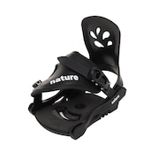 (キッズ)ジュニア スノーボードビンディング NATURE JR BIN 17-20 AB33WSB1423J BLK