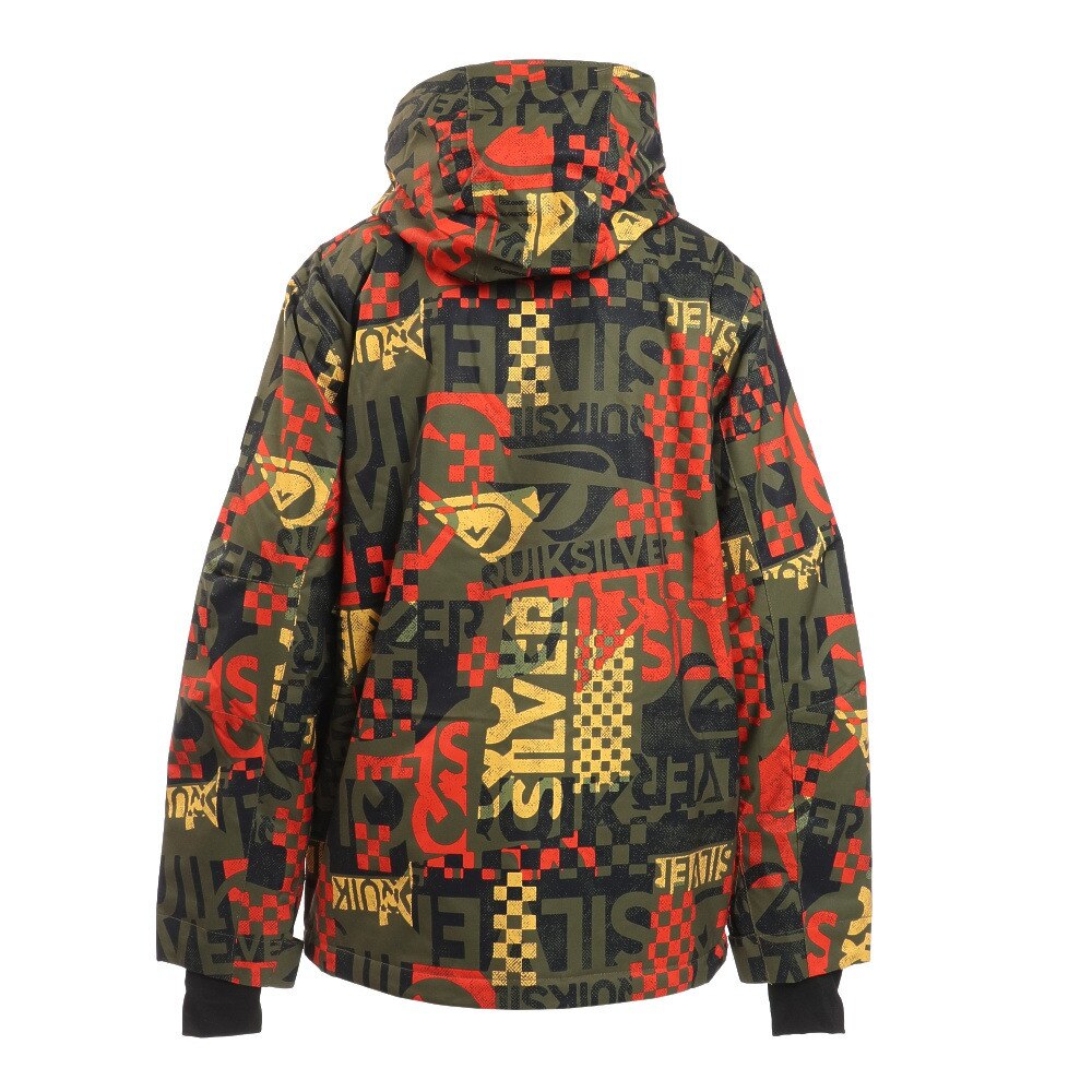 クイックシルバー（Quiksilver）（メンズ）スノーボード ボードウェア MISSION PRINTED NP ジャケット 22SN EQYTJ03359NZE6 カーキ