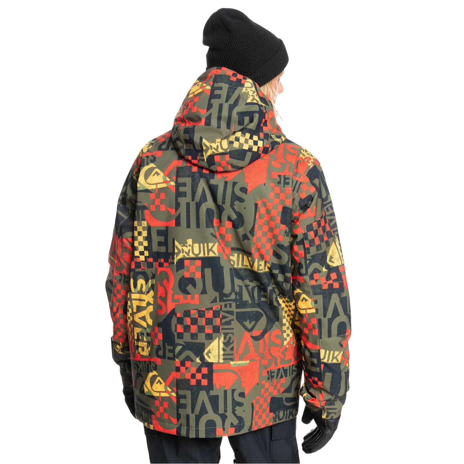 クイックシルバー（Quiksilver）（メンズ）スノーボード ボードウェア MISSION PRINTED NP ジャケット 22SN EQYTJ03359NZE6 カーキ