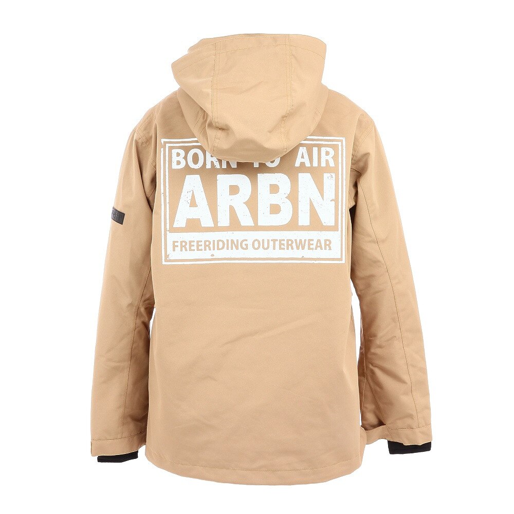 エアボーン（ARBN）（メンズ）スノーボード ボードウェア ジャケット SOLID ジャケット ABJ11102 ベージュ