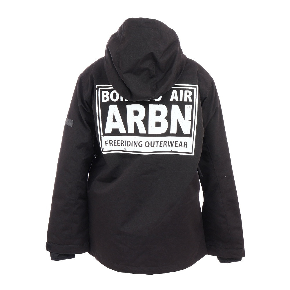 エアボーン（ARBN）（メンズ）スノーボード ボードウェア ジャケット SOLID ジャケット ABJ11102 BLACK ブラック
