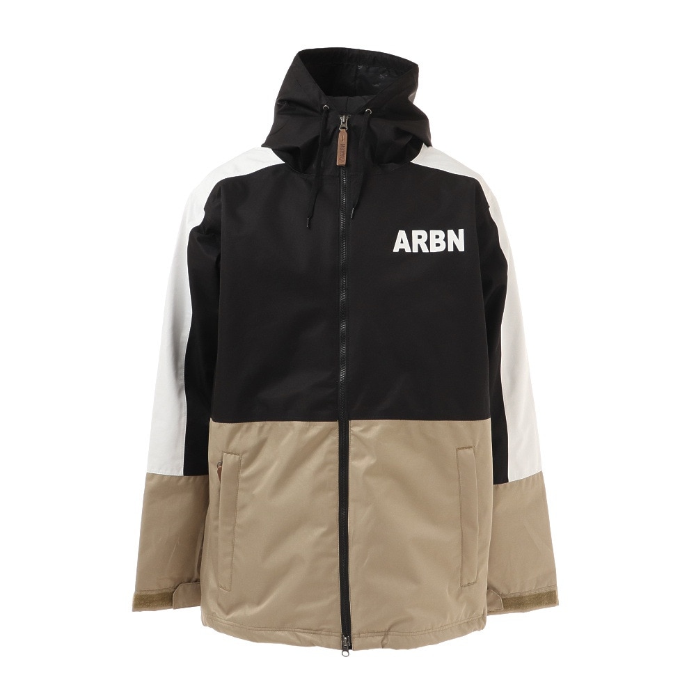 エアボーン（ARBN）（メンズ）スノーボード ボードウェア ジャケット LIGHT JACKET ABJ11104 ブラック