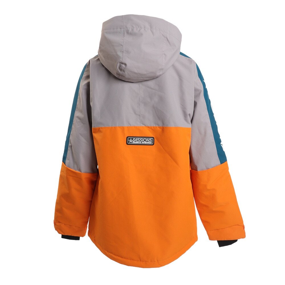 SESSIONS（メンズ）スノーボード ボードウェア ジャケット SCOUT INSULATED ジャケット SSFW210005 オレンジ