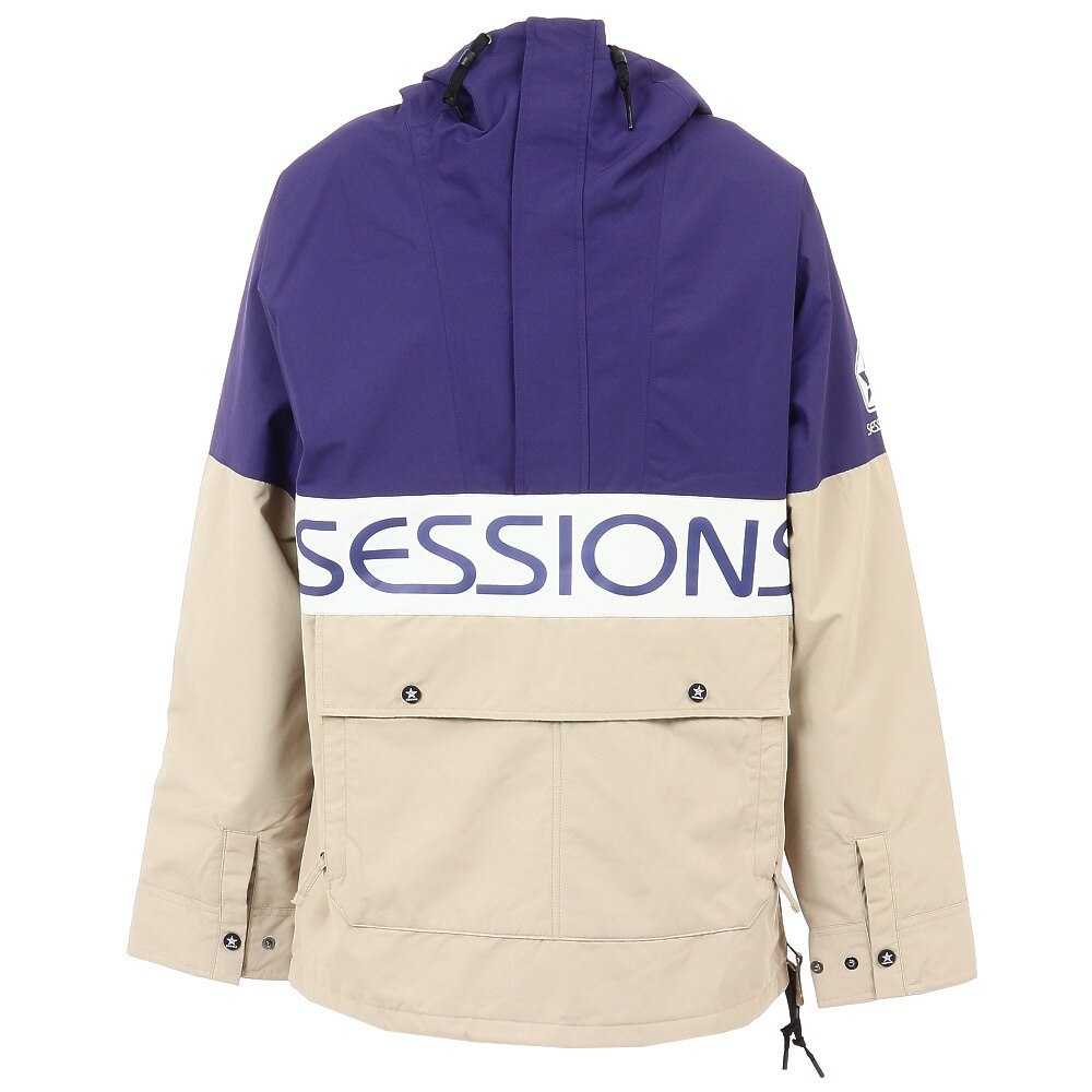 【ラッピング不可】 スノーボードセッションズ(SESSIONS)(メンズ)スノーボード ボードウェア ジャケット CHAOS ジャケット SSFW210013 ベージュ