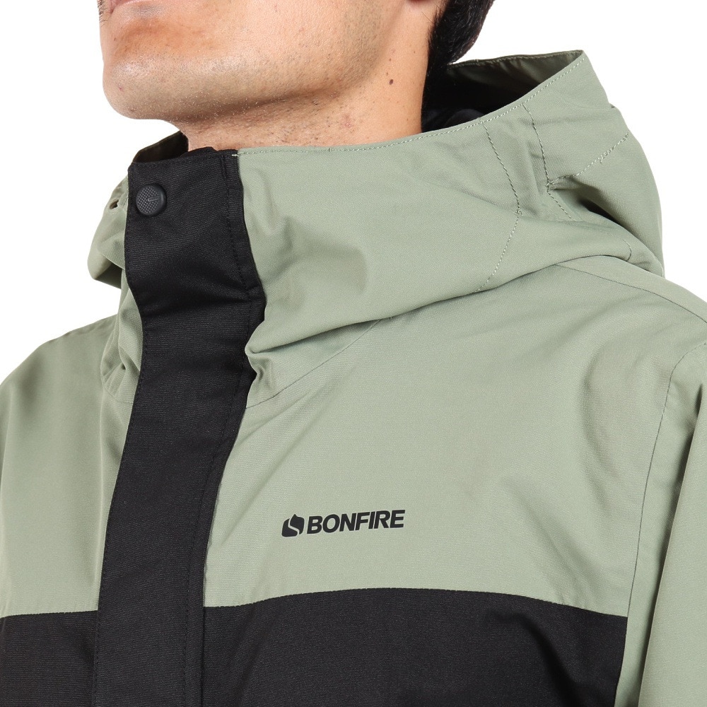 ボンファイア（Bonfire）（メンズ）スノーボード ボードウェア ジャケット BUFFER JACKET BBFW220015 KHK カーキ