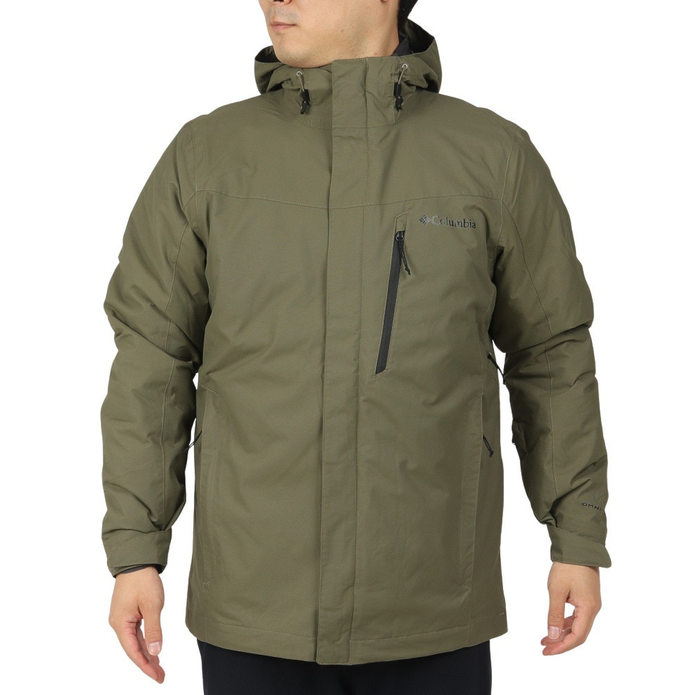 コロンビア(Columbia)(メンズ)22-23 スノーウェア ウィリバードIV インターチェンジ ジャケット 3way WE1155 397 カーキ