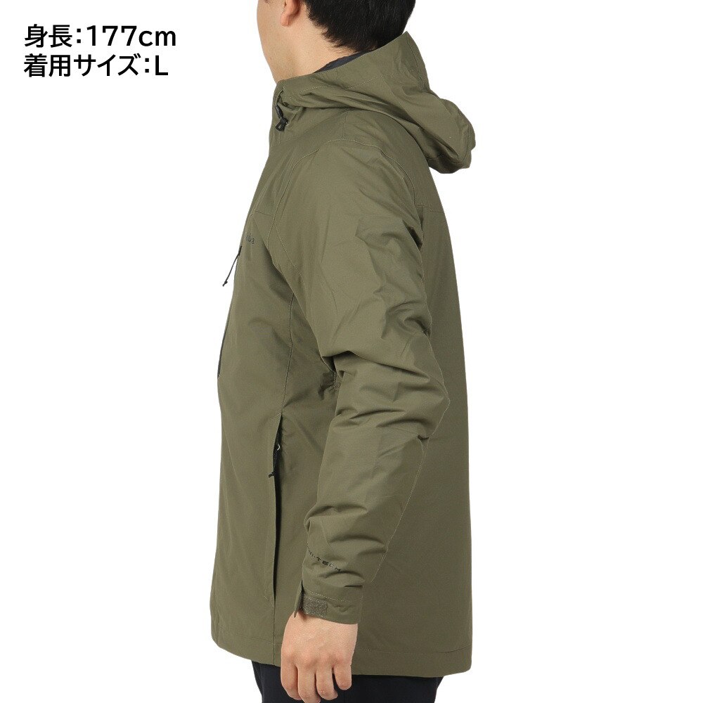 コロンビア(Columbia)(メンズ)22-23 スノーウェア ウィリバードIV インターチェンジ ジャケット 3way WE1155 397 カーキ