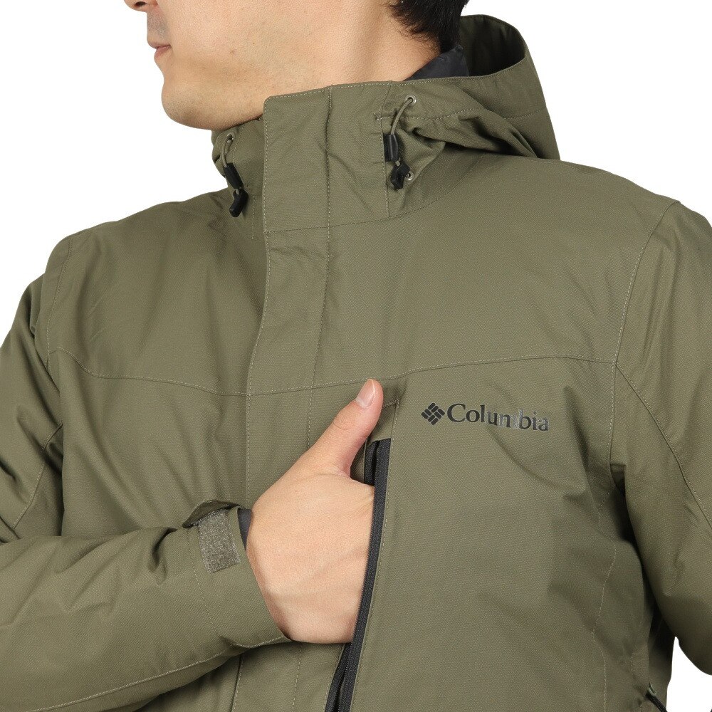 コロンビア(Columbia)(メンズ)22-23 スノーウェア ウィリバードIV インターチェンジ ジャケット 3way WE1155 397 カーキ