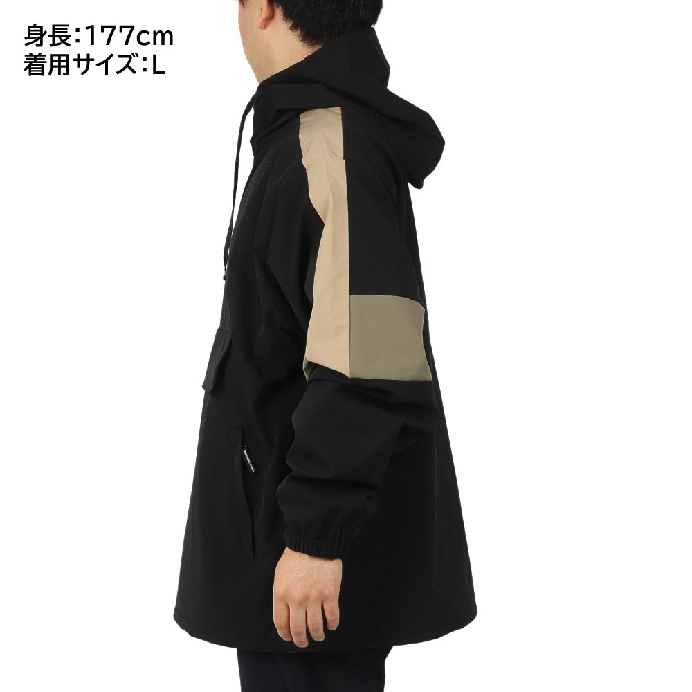 ディーシーシューズ（DC SHOES）（メンズ、レディース）DC SNOW ANORAK スノージャケット 23SNDJK223902BLK