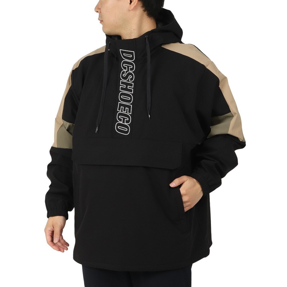 ディーシーシューズ（DC SHOES）（メンズ、レディース）DC SNOW ANORAK スノージャケット 23SNDJK223902BLK