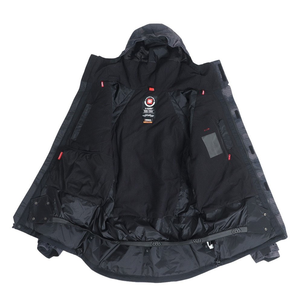 シックスエイトシックス（686）（メンズ）Geo Insulated ジャケット M2W115 BLACK CAMO CB