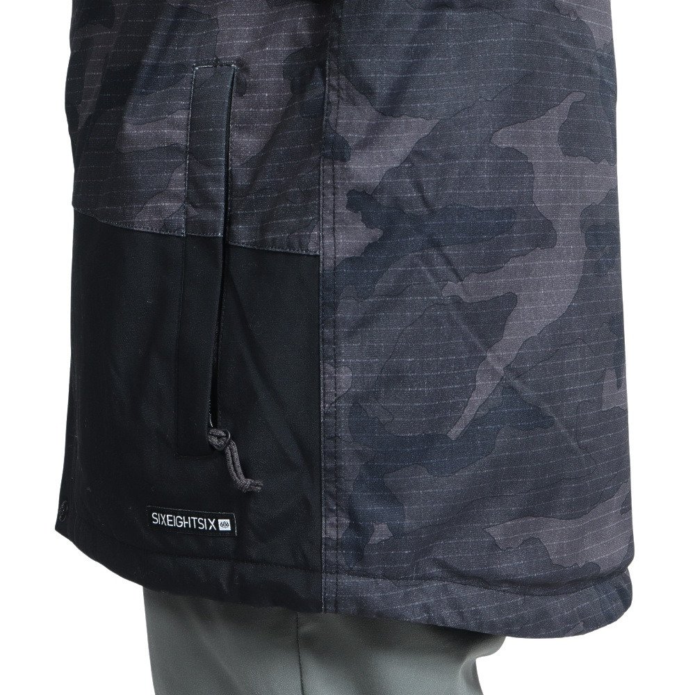 シックスエイトシックス（686）（メンズ）Geo Insulated ジャケット M2W115 BLACK CAMO CB