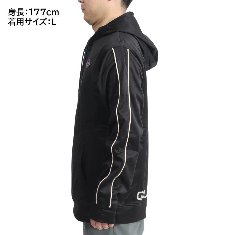 クイックシルバー（Quiksilver）（メンズ）パーカー 撥水 スノーボード スノボ スノーウェア ブラック SNOW DOWN TECH HOODIE QPO213001T BLK