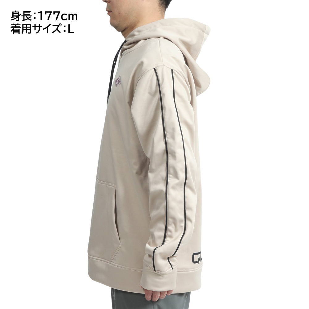 クイックシルバー（Quiksilver）（メンズ）パーカー 撥水 スノーボード スノボ スノーウェア アイボリー SNOW DOWN TECH  HOODIE パーカー QPO213001T THE0