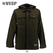 ベスプ（VESP）（メンズ）スノーボード ウェア ジャケット ミリタリーシャツジャケット VPMJ1041OL