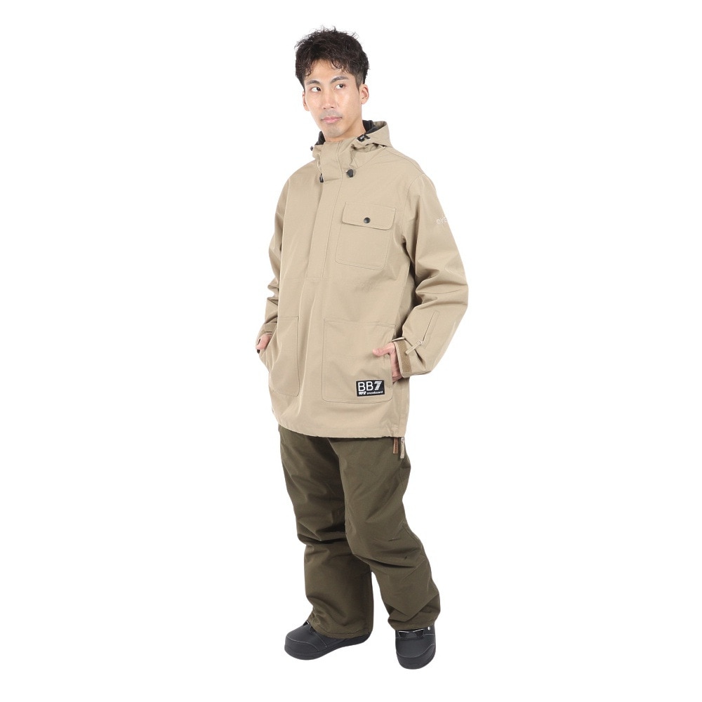 ベスプ（VESP）（メンズ）スノーボード ウェア ジャケット Simple Anorak Pullover Jacket VPMJ1042KA