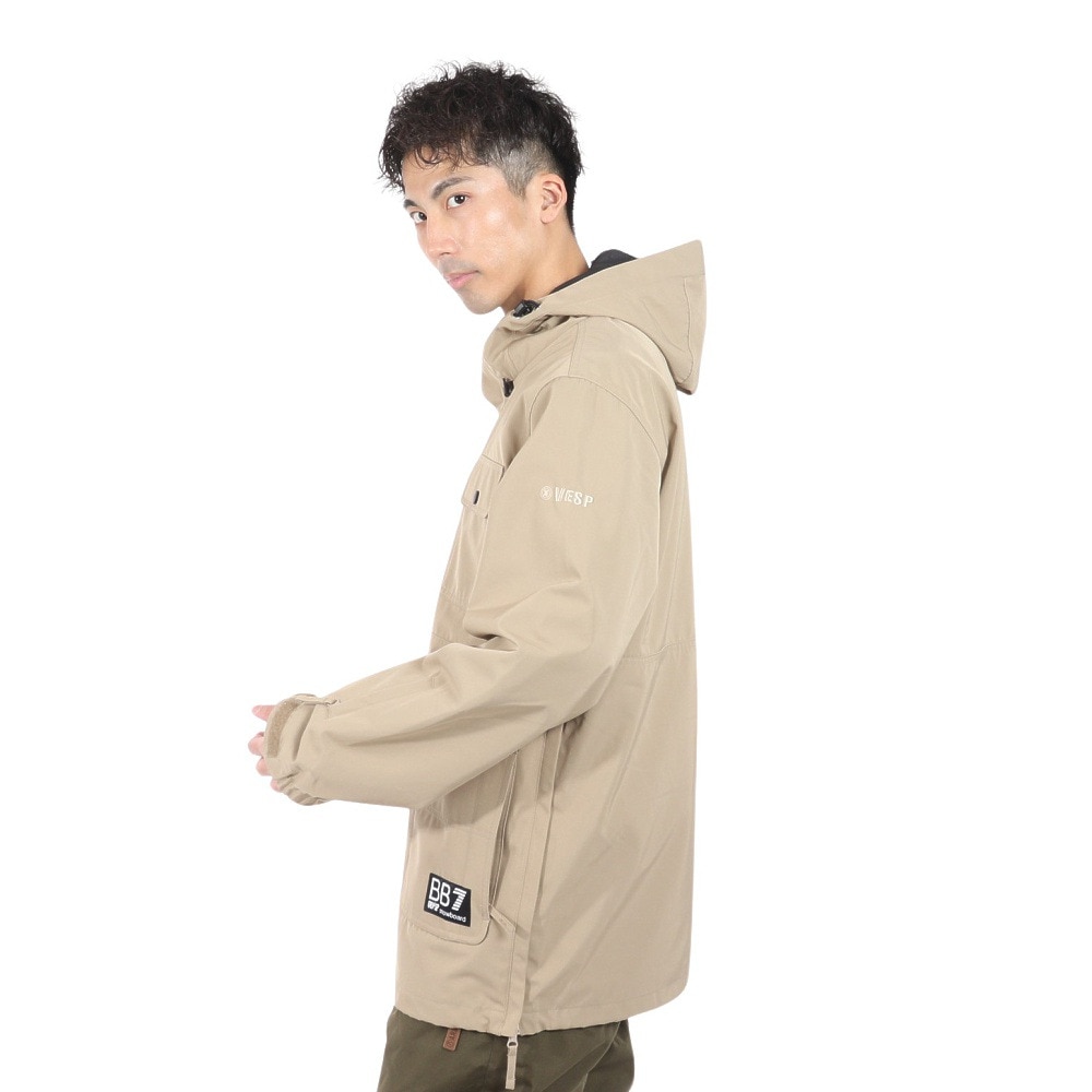 ベスプ（VESP）（メンズ）スノーボード ウェア ジャケット Simple Anorak Pullover Jacket VPMJ1042KA