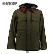 ベスプ（VESP）（メンズ）スノーボード ウェア ジャケット Twoway Work Shirts Jacket VPMJ1043OL