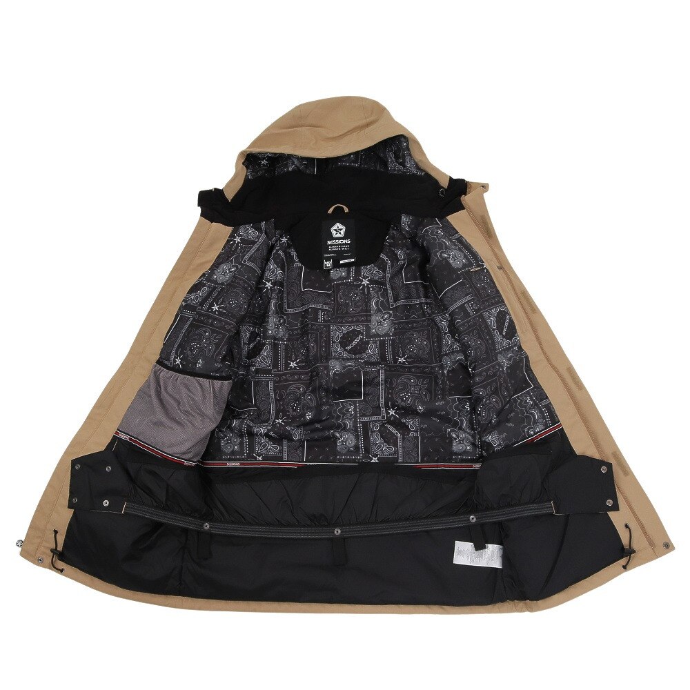 セッションズ（SESSIONS）（メンズ）スキー スノーボード ウェア ジャケット SCOUT INSULATED JK SSFW230005 BEG