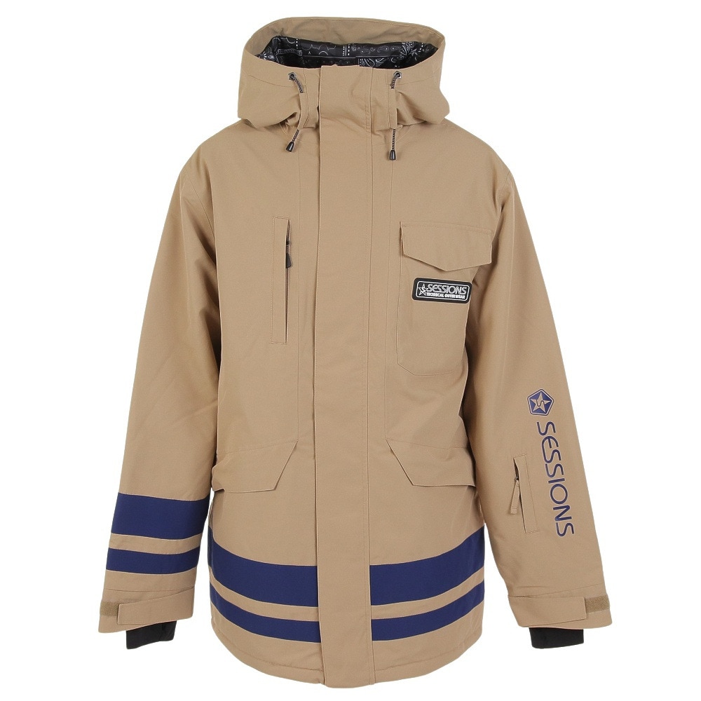 セッションズ（SESSIONS）（メンズ）スキー スノーボード ウェア ジャケット SCOUT INSULATED JK SSFW230005 BEG