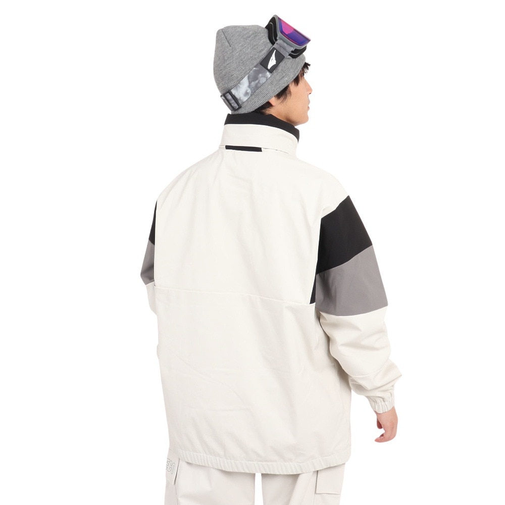 ディーシーシューズ（DC SHOES）（メンズ、レディース）スノーボード ウェア ジャケット SNOW STAND ZIP 24SNDJK233901WHT