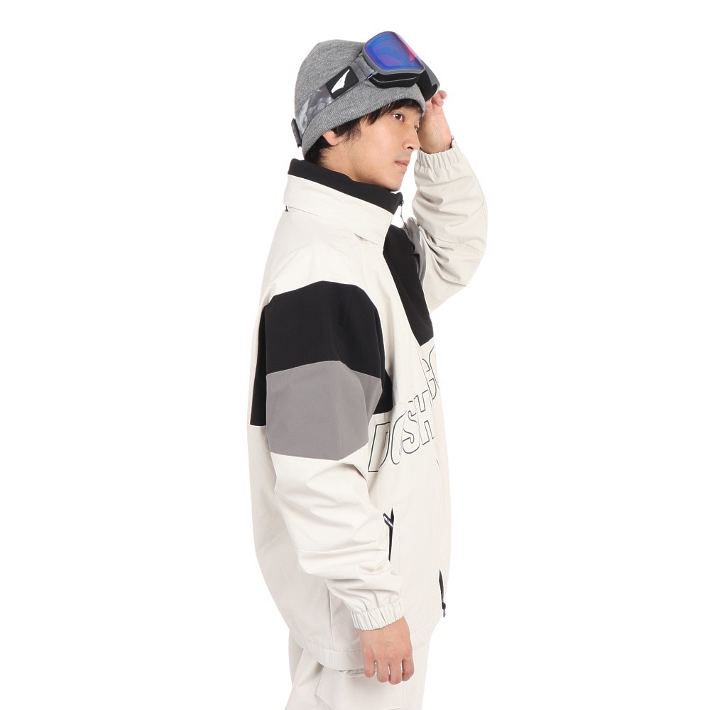 ディーシーシューズ（DC SHOES）（メンズ、レディース）スノーボード ウェア ジャケット SNOW STAND ZIP 24SNDJK233901WHT