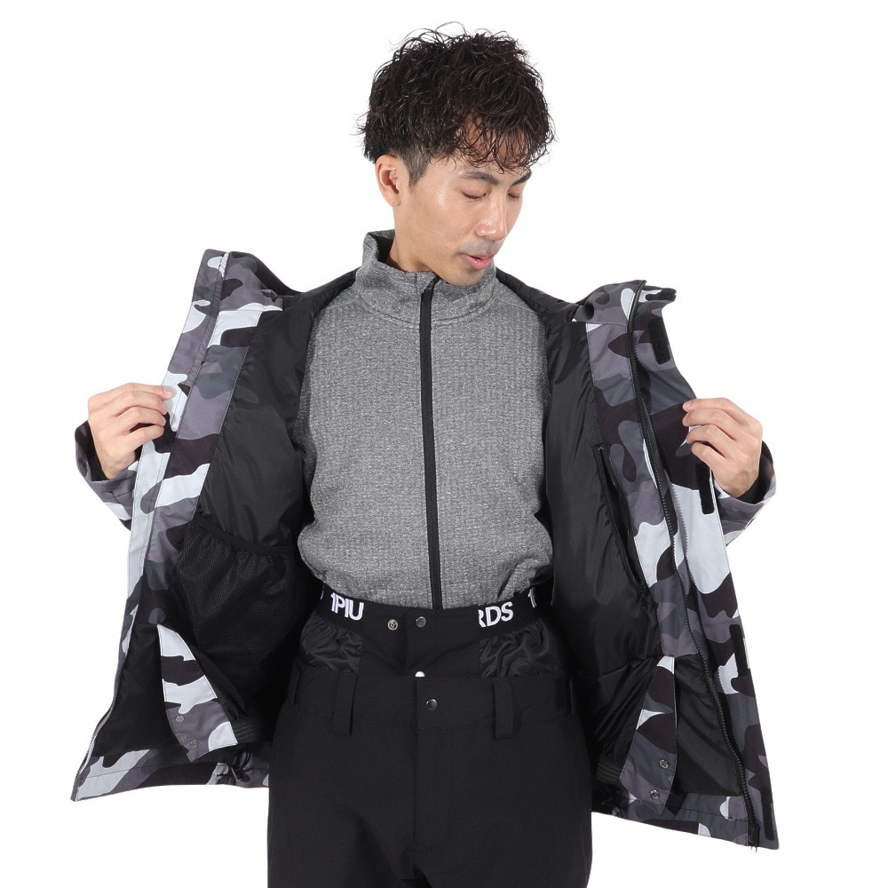 1PIU1UGUALE3 RELAX（1PIU1UGUALE3 RELAX）（メンズ）スノーボード ウェア ジャケット SNOW FIELD JACKET USM23OT03BLACK1