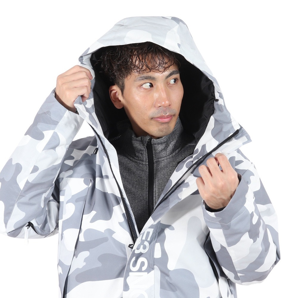 1PIU1UGUALE3 RELAX（1PIU1UGUALE3 RELAX）（メンズ）スノーボード ウェア ジャケット SNOW FIELD JACKET USM23OT03WHITE1