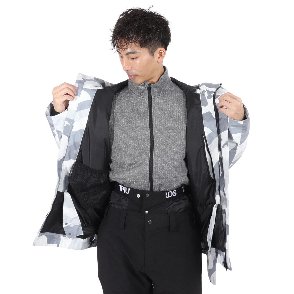 1PIU1UGUALE3 RELAX（1PIU1UGUALE3 RELAX）（メンズ）スノーボード ウェア ジャケット SNOW FIELD JACKET USM23OT03WHITE1