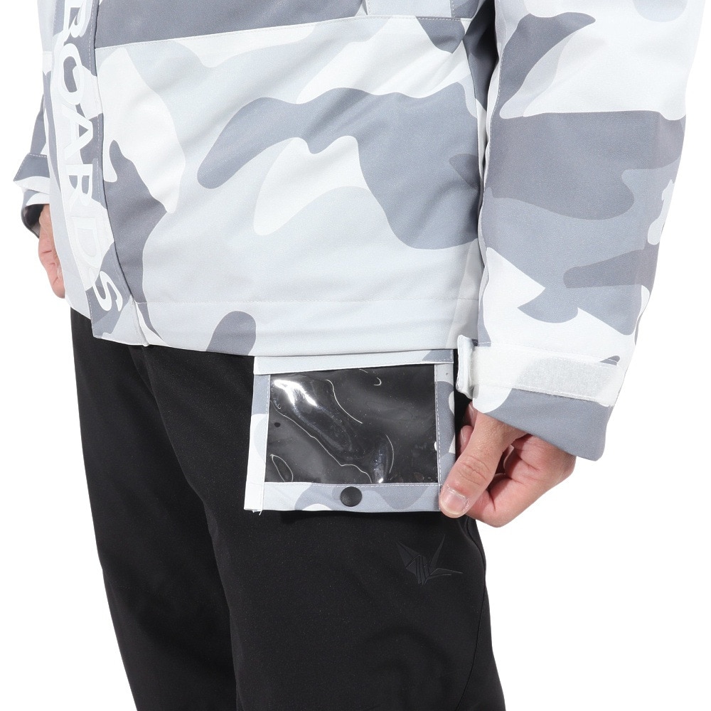 1PIU1UGUALE3 RELAX（1PIU1UGUALE3 RELAX）（メンズ）スノーボード ウェア ジャケット SNOW FIELD JACKET USM23OT03WHITE1