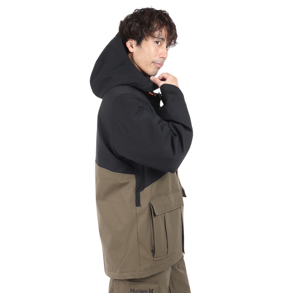 ハーレー（HURLEY）（メンズ）スキー スノーボード ジャケット BLOCK PARTY SNOW JACKET MSW2312041-OLV