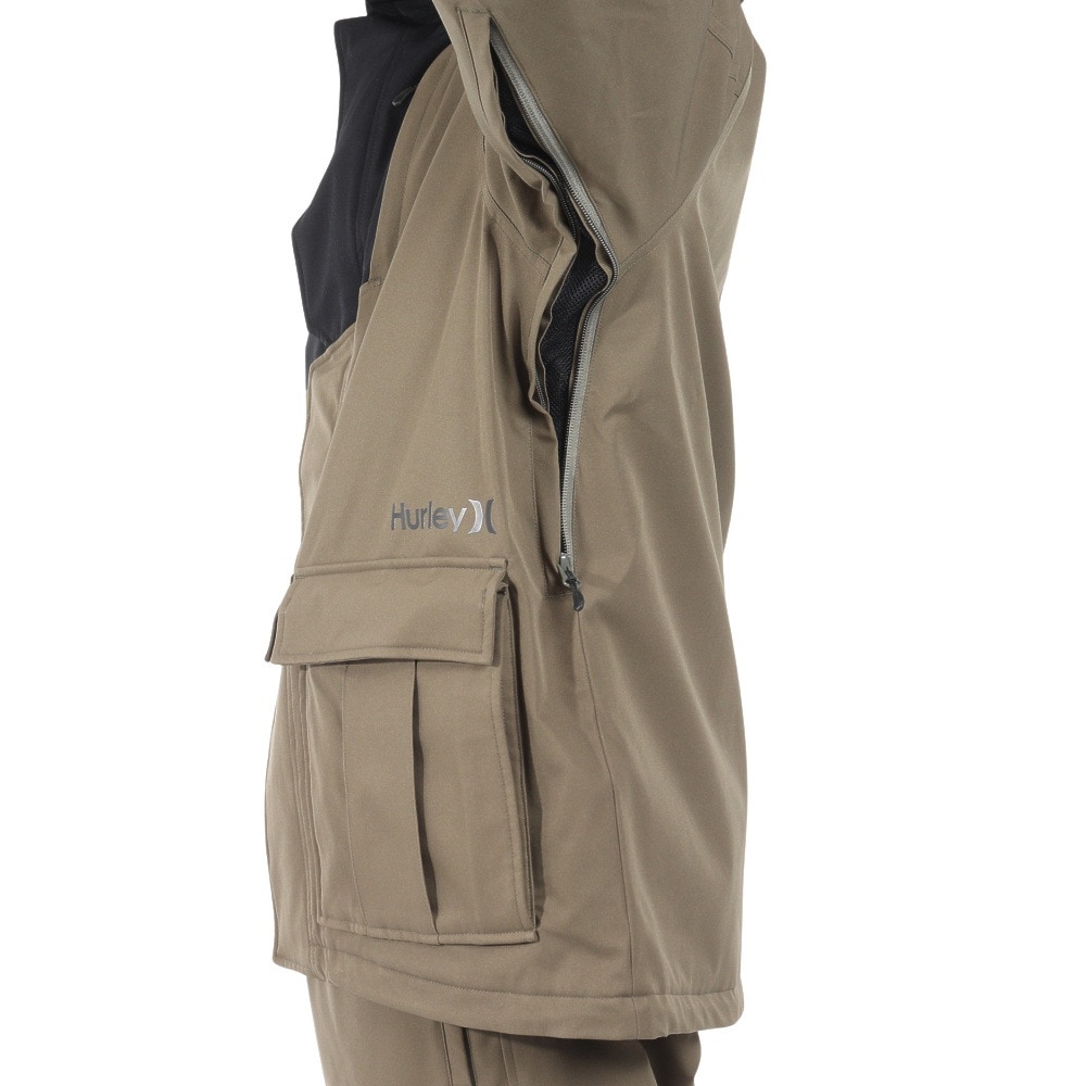 ハーレー（HURLEY）（メンズ）スキー スノーボード ジャケット BLOCK PARTY SNOW JACKET MSW2312041-OLV