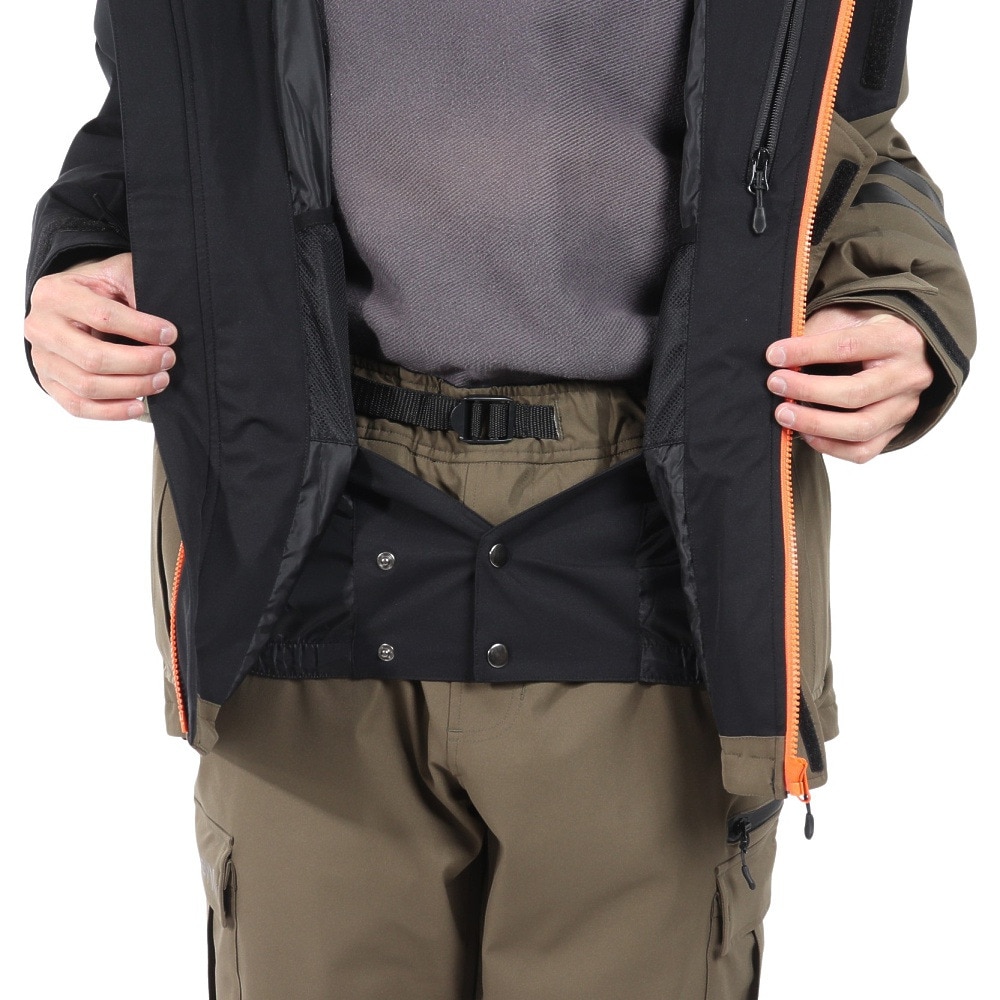 ハーレー（HURLEY）（メンズ）スキー スノーボード ジャケット BLOCK PARTY SNOW JACKET MSW2312041-OLV