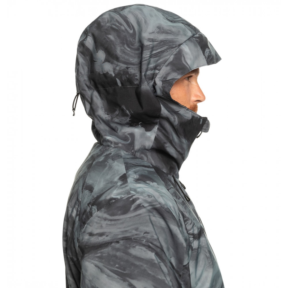 クイックシルバー（Quiksilver）（メンズ）スノーボード ウェア ジャケット MISSION PRINTED NP JK 24SNEQYTJ03429KVJ2
