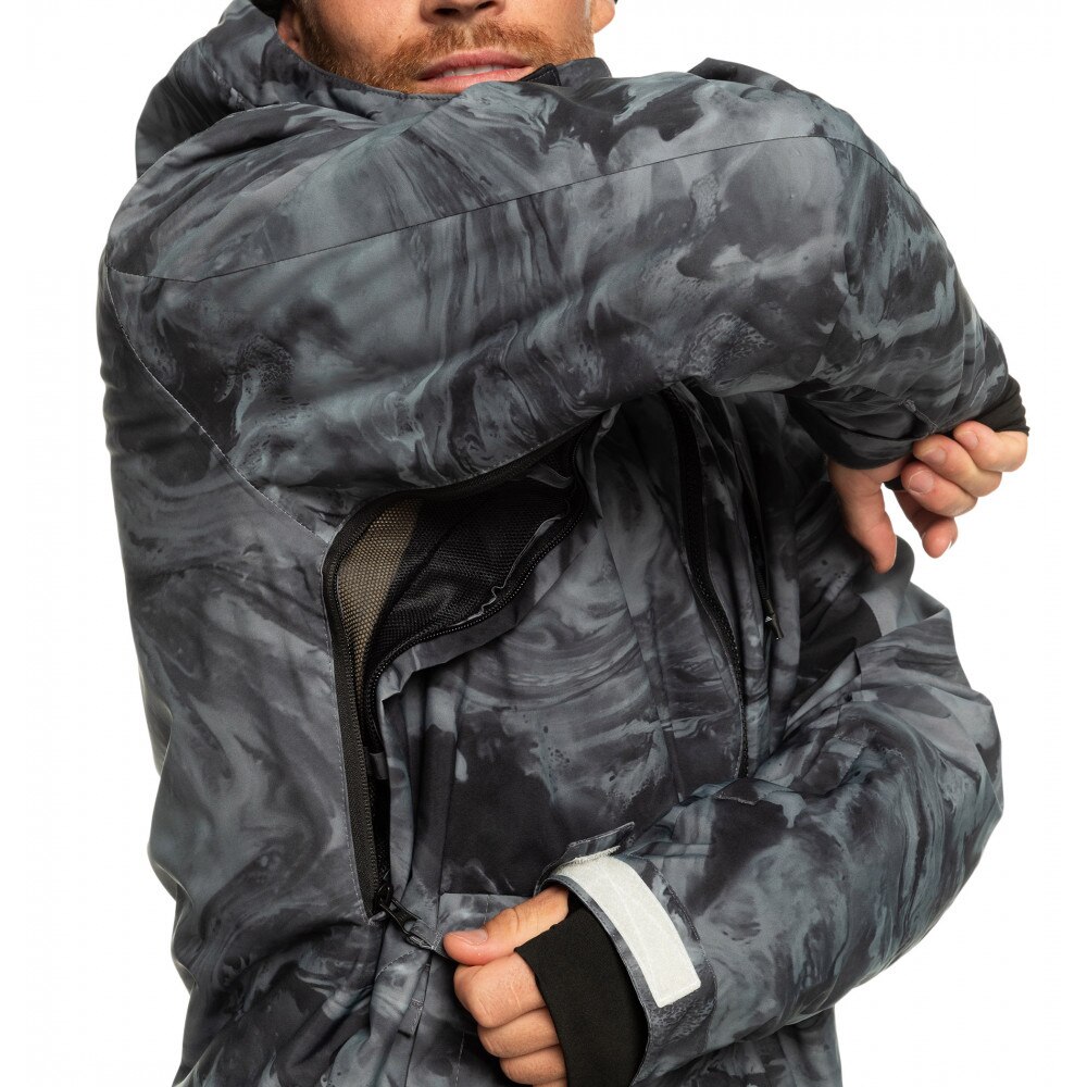 クイックシルバー（Quiksilver）（メンズ）スノーボード ウェア ジャケット MISSION PRINTED NP JK 24SNEQYTJ03429KVJ2