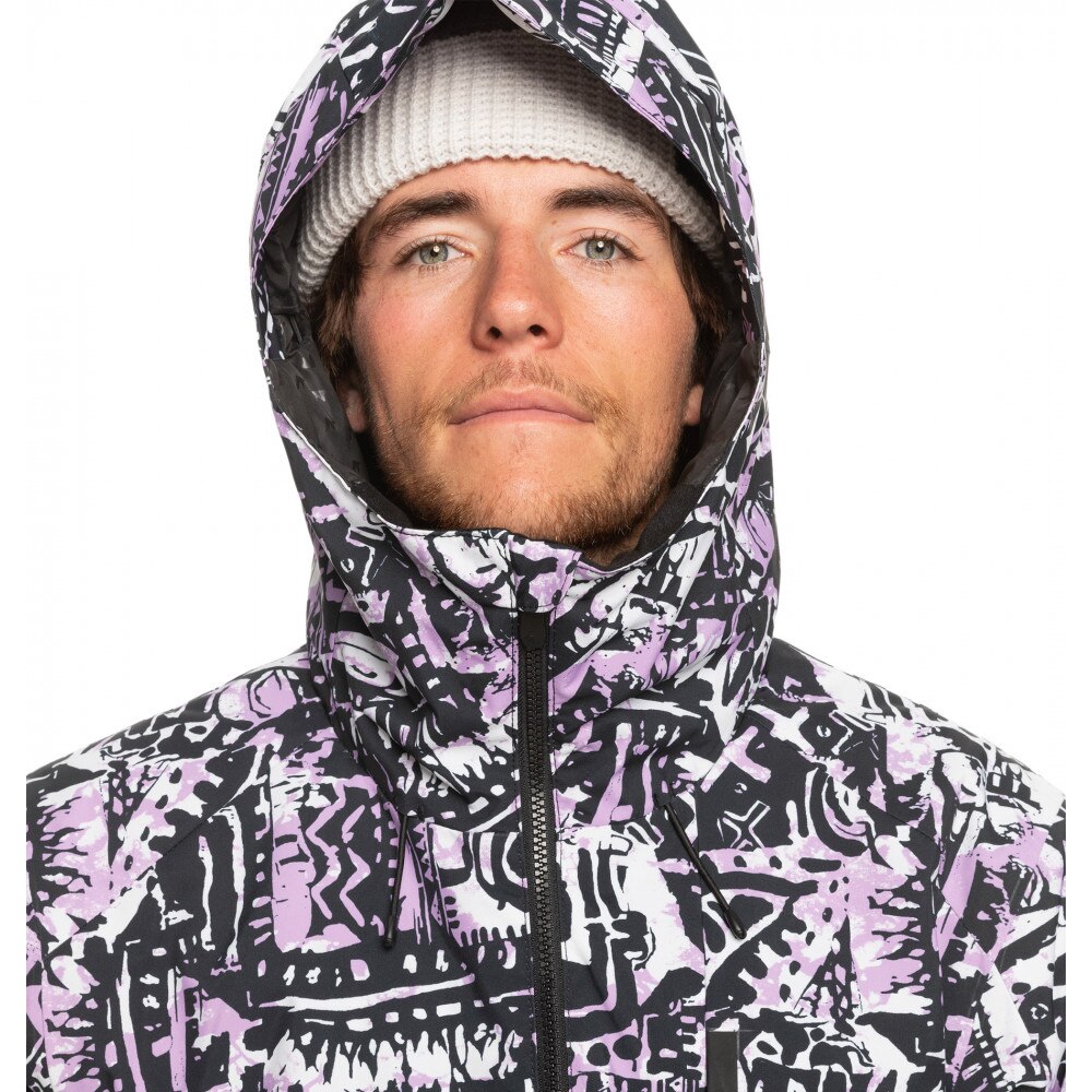 クイックシルバー（Quiksilver）（メンズ）スノーボード ウェア ジャケット MISSION PRINTED NP JK 24SNEQYTJ03429PGC6